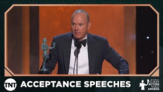 Michael Keaton Award Acceptance Speech  28th Annual SAG Awards  TNT [upl. by Aoh]