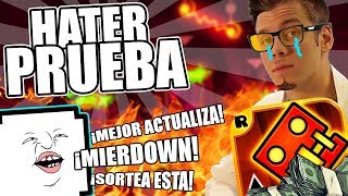 ¡EL HATER EN EL PEOR GEOMETRY DASH HECHO POR ROBTOP [upl. by Noyek]