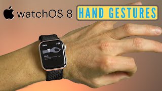 How to Enable Apple WatchOS 8 Assistive Touch to Use Hand Gestures [upl. by Theadora]