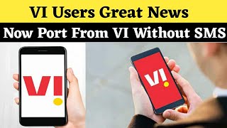 VI Users Great News  VI Finally Activate Port Request Without SMS Pack [upl. by Cordelia117]