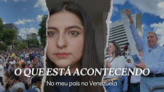 O QUE ESTA ACONTECENDO NO MEU PAIS A VENEZUELA [upl. by Assiral]