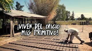 VIVEN del oficio más quotPRIMITIVOquot de la HISTORIA humana Así hacen los LADRILLOS de ADOBE [upl. by Yurt]