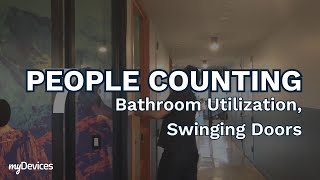 People Counting  Bathroom Utilization Swinging Doors [upl. by Nerwal]