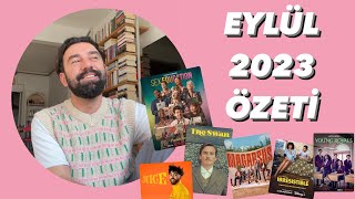 EYLÜL 2023 ÖZETİ  15 Kitap 8 Dizi [upl. by Adlar845]