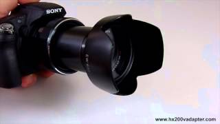 SONY HX200V DSCHX200V Filter Adapter Ring [upl. by Pantia]