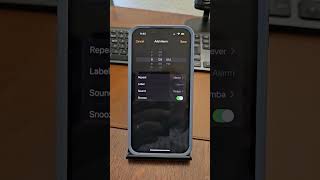 Agrega fácil una alarma a tu iPhone shorts [upl. by Belvia]