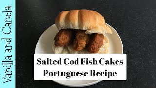 Cook with me  Salted Cod FishcakesBolinhos de Bacalhau VLOGTOBER day 13day [upl. by Mikes]