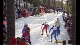 Bjørn Dæhlie VS Vladimir Smirnov Falun 1993  15 km pursuit 2 of 3 [upl. by Brasca]