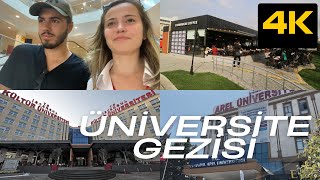 ÜNİVERSİTE GEZİSİ  AYDIN AREL ÜNİVERSİTESİ  VLOG  4K🏢🎥🥰 [upl. by Nileek]