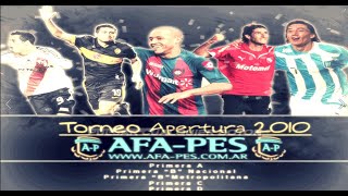 MOD AFA APERTURA 2010 PES 6  TUTORIAL [upl. by Cammi]