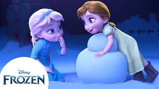 Elsa amp Annas Snow Scenes  Frozen [upl. by Olnton389]