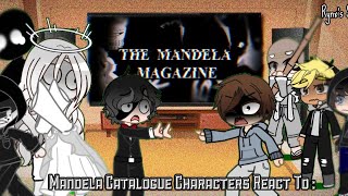 Mandela Catalogue Characters Reacts To quotThe Mandela Magazinequot SrPelo [upl. by Leuname]