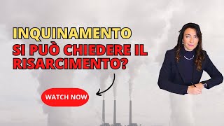 Danni da inquinamento si può chiedere il risarcimento [upl. by Waldman677]