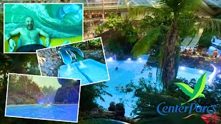 Center Parcs Elveden Forest  Tropical Cyclone Rapids and Slides [upl. by Jae]