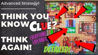 Clue Advanced Strategy Detailed To Explain Everything Cluedo [upl. by Enilesor]