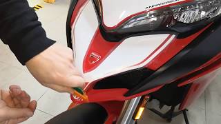 Applicazione Grafica Adesiva su moto Ducati Multistrada 1200 20152018 [upl. by Northrop626]