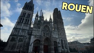 Exploring Rouen in Normandy France  Autumn 2024 [upl. by Nnaasil]