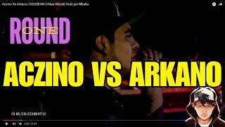 🔥 ⚠️ Aczino 🇲🇽 Vs Arkano 🇪🇸 ROUND 1 ESCRITAS  YA PÁRTELE EL CU10  ANÁLISIS  reacción KADISH RH [upl. by Anoerb99]