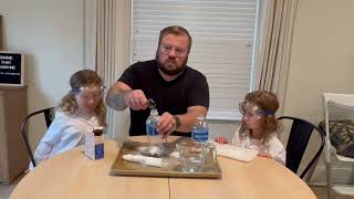 Baking soda and vinegar science experiment [upl. by Gylys]