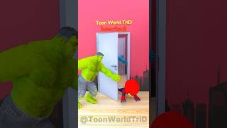 🚪 Hulk Closes the Door Too Fast and SpiderMan Takes a Tumble 😂 gta [upl. by Maisie]