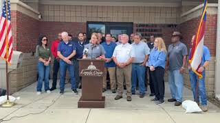 FEMA Director Deanne Criswell Addresses Hurricane Helene Relief Efforts in Valdosta [upl. by Godbeare994]