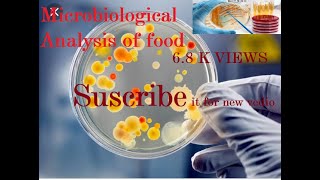 How to make Microbiological analysis of food  Method of testing [upl. by Mullac]