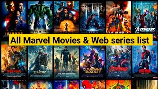 All Marvel Movies And Series  In Order [upl. by Laen]