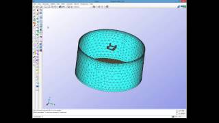 SeaFEM application example Tension Leg Platform TLP structure in irregular waves [upl. by Stubstad]