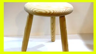 Woodturn a 3 Leg Stool [upl. by Ecyle]