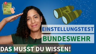 Einstellungstest Bundeswehr Das musst du wissen 2024 einstellungstest bundeswehr lernen [upl. by Hsemar]