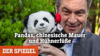 Ministerpräsident auf Chinareise Söderisst das nicht  DER SPIEGEL [upl. by Ellehsat]