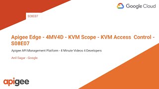 Apigee Edge  4MV4D  KVM Scope  KVM Access Control  S08E07 [upl. by Telimay]