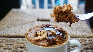 Walnut Eggless Mug Cake  2 Minutes Microwave Mug Cake  Quick Recipe  Cook With Fariha [upl. by Lekcar659]