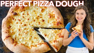 Best Homemade Pizza Dough Recipe  How To Make Pizza Crust [upl. by Rol]