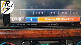 Miswiring DC Offset Error Quick FIX [upl. by Asilanna]
