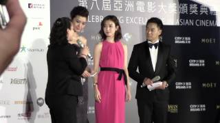 Han Hyojoo 한효주  2014 Asian Film Awards red carpet  Meniscus Magazine [upl. by Otanutrof]