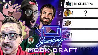 COMMUNITY MOCK DRAFT STREAM Scouching Live [upl. by Akinod]