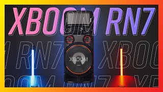 LG XBOOM RN7  LOA KÉO quotMỒMquot TO ĐẾN 500W [upl. by Adnwahsar]