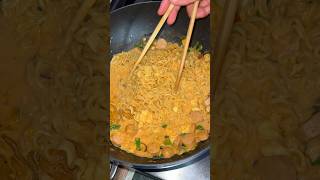 Ramen dudh sanga Tesko mathi beef youtubeshorts food nepalifood nepal shinramen [upl. by Noryak]