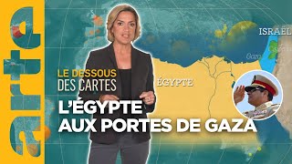 L’Égypte dAlSissi  aux portes de Gaza  Le dessous des cartes Lessentiel  ARTE [upl. by Namia330]