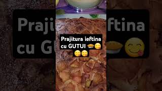 Prajitura ieftina cu GUTUIRețeta simplă food cake viral 1million reteteusoare prajituri [upl. by Okoyk164]