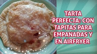 TARTA FACIL RICA Y PRACTICA CON TAPITAS PARA EMPANADAS Y SIN USAR EL HORNO [upl. by Lamok704]