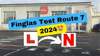 Finglas Driving Test Route 2024Route 7 [upl. by Noivart258]