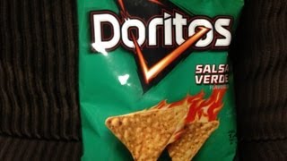 Doritos Salsa Verde Chips Review [upl. by Ronni]