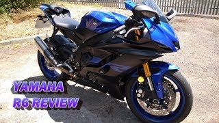 ★ 2019 YAMAHA R6 REVIEW ★ [upl. by Aerdnahs914]