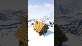 Minecraft Wooden Cabin minecraft builds minecraftshorts [upl. by Leong]