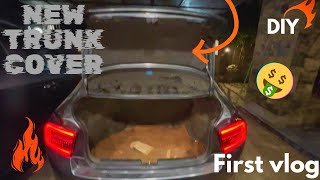 New trunk cover 🤑FT My first vlog‼️made at home [upl. by Narda]