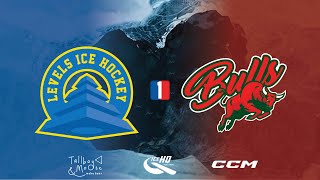 Levels VS Bulls  Div 1  22nd July  IceHQ Beer League ice hockey [upl. by Charmine]