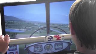 Flying Scool  Pilotage sur simulateur pendulaire ULM  III [upl. by Brabazon]