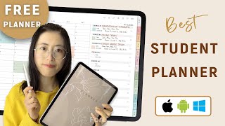 Best Student Digital Planner  FREE Goodnotes Student Planner [upl. by Stag]